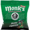 AKELLAS Srl Monk's Caramelle Mini Menta e Liquirizia, 80g