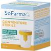SO.FARMA.MORRA SpA Sofarmapiù Contenitore Sterile per Analisi delle Urine con Dispositivo per il Prelievo da Provetta Sottovuoto 120ml - Praticità e Precisione per Esami Diagnostici
