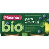 PRINCES ITALIA SpA Plasmon Bio Omogeneizzato Pera e Mirtillo, 2 x 80 g