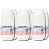 Babaria - Déodorant Femme et Homme Invisible Pack 6| Sans alcool | Protège de la Transpiration 24h|Antitranspirant |Évite les Taches sur les Vêtements| Végétalien| 200ml