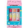 Lip Smacker, Back to School Collection, Eraser Box Lip Balm Trio, 3 Pezzi Set Balsamo Labbra, Set Regalo Tema Ritorno a Scuola in Simpatica Confezione a Forma di Gomma, Burrocacao per Bambini