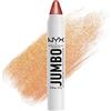 NYX Professional Makeup Matita Viso Illuminante Multi-Uso, Texture Cremosa, Con Olio di Jojoba e Finish Brillante, Jumbo Highlighter Stick, Tonalità: Lemon Merringue