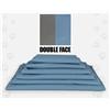 Nasonero Tappetino per Animali h.1 cm Double Face Grigio / Azzurro, 5-103x70cm