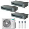 HISENSE Condizionatore Hisense Canalizzabile Trial Split 9000+9000+18000 BTU Inverter 5AMW105U4RQC A++ R32