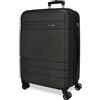 MOVOM Galaxy Valigia grande nera 53 x 78 x 31 cm rigida ABS Chiusura a combinazione laterale 110 L 4,92 kg 4 ruote doppie, Nero, Valigia grande