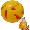 Generic Dispenser Per Dolcetti Per Coniglietto - Palla Da Foraggio Interattiva Per Riccio, Giocattolo Puzzle Per Snack, Palla Con Apertura Regolabile Per Rilascio Cibo | Accessorio Per Piccoli Animali, Giocat