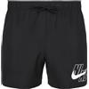 3A NIKE Costume Nike Uomo 5 Volley Logo Lap, Nero