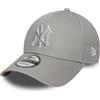 NEW ERA Cappello New Era 9FORTY New York Yankees MLB Outline Logo, Grigio