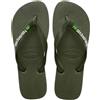 HAVAIANAS Infradito Havaianas Brasil Logo, Verde