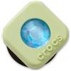CROCS Jibbitz Charms per Sabot Green Square PVC SMT Gem, Verde