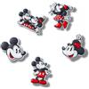 CROCS Jibbitz Charms per Sabot Mickey and Minnie PVC 5 Pack