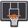 CROCS Jibbitz Charms per Sabot Black Basketball Backboard