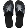 HAVAIANAS Ciabatte da donna Havaianas Aqua Metallic Slide, Nero