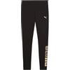 PUMA Leggings Puma Essentials Logo Lab Metallic donna, Nero