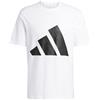 ADIDAS T-Shirt Adidas Essentials Big Logo , Bianco