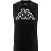 KAPPA Canotta uomo Kappa Logo Dwal, Nero
