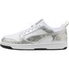 Puma Rebound v6 Low Metallic Whisper donna, Bianco