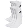 ADIDAS PERFORMANCE Calze Adidas Cushioned Sportswear - 6 Paia, Bianco