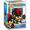 Funko Pop! Sonic The Hedgehog - Shadow with Dark Chao (Flocked Limited Edition, 9cm)