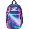 Seven Zaino Scuola Media Ragazza, Scuola Elementare, Dual, Scomparto PC, Tasca Borraccia, rosa