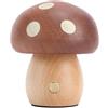KKPLZZ Lampada da Tavolo a LED a Fungo Lampada da Comodino Ricaricabile a Luce Calda in Legno con Attenuazione Continua per la Decorazione Domestica della Camera da Letto