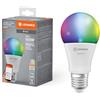 LEDVANCE Lampada LED SMART+ WIFI, smerigliata, 14W, 1521lm, forma classica a goccia con attacco E27, luce colorata e luce bianca, controllo tramite app o vocale, durata fino a 20.000 ore