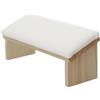Generic Poggiabraccio Per Unghie - Con Robusta Struttura In Legno E Pelle PU, Poggiamano Per Manicure In Legno E Pelle PU Con Design Smussato | Comodo Bracciolo Per La Lucidatura Delle Unghie