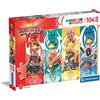Clementoni - 23760 - Supercolor Puzzle Gormiti - puzzle 104 maxi pezzi - Made in Italy, puzzle bambini 4 anni, puzzle Clementoni, puzzle cartoni animati