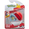 Pokémon Clip 'N' Go Squirtle and Poké Ball - Include personaggio da battaglia da 5,1 cm e accessorio Poké Ball