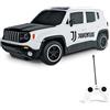 Mondo Motors- Jeep Renegade F.C. Juventus - auto Radiocomandata -Colore Bianco Nero - Scala 1:24 - 63555