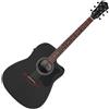 IBANEZ V44CE-WK Weathered Black Open Pore Chitarra Acustica Elettrificata Cut...