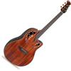 OVATION CE44P-FKOA-G Celebrity Elite Plus Mid Cutaway Figured Koa Chitarra ac...