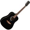EKO Ranger 6 EQ Black Chitarra Acustica Elettrificata Dreadnought Nera