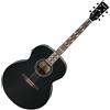 IBANEZ AJ70M1E-BK Black High Gloss Chitarra Acustica Elettrificata Jumbo Blac...
