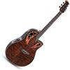 OVATION CE44P-TGE-G Celebrity Elite Plus Dark Tiger Eye Chitarre acustica ele...