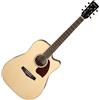 IBANEZ PF16WCE Natural High Gloss Chitarra Acustica Elettrificata Dreadnought...