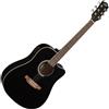 EKO Ranger CW EQ Black Chitarra Elettrificata Amplificata Nera