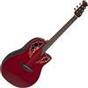 OVATION CE44-RR-G Celebrity Elite Ruby Red Chitarre acustica elettrificata cu...