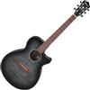 IBANEZ AEG70 Transparent Charcoal Burst High Gloss Chitarra Elettroacustica A...