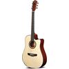 Alysee A120-CE-N Natural Chitarra acustica elettrificata dreadnought cutaway