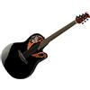 OVATION CE44-5-G Celebrity Elite Black Chitarra Elettrificata Cutaway