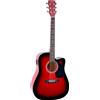 SoundSation YOSEMITE-DNCE-RDS Chitarra Elettrificata Amplificata Dreadnought ...