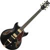 IBANEZ AMH90 Black Chitarra hollow body compatta con pickup Super 58 e switch...