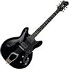 Hagstrom Viking Black Gloss Chitarra Semi-Hollow Body Hagstrom Viking Black G...