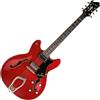 Hagstrom Viking Wild Cherry Transparent Chitarra Semi-Hollow Body Hagstrom Vi...