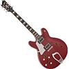 Hagstrom Super Viking Wild Cherry Transparent LH (mancina) Chitarra Jazz Ross...