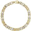 Gioielleria Lucchese Oro Bracciale Uomo Oro Bianco Giallo GL102473