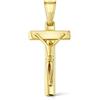 Gioielleria Lucchese Oro Ciondolo Croce Uomo Oro Giallo GL102476