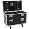 Roadinger ROADINGER Flightcase PRO 2x DMH-190 mit Lenkrollen schwarz 90x48x73 cm 31005274