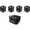 Eurolite EUROLITE Set 4x AKKU UP-1 + SB-4 Soft-Bag (20000268) 20000268